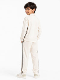 Boys' Luxury Ribbed Loungewear Co-Ord Set