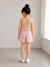 Girls' 3D Rose Rosette Camisole Top