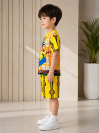 Boys' Football Fan Graphic Casual Cord Set