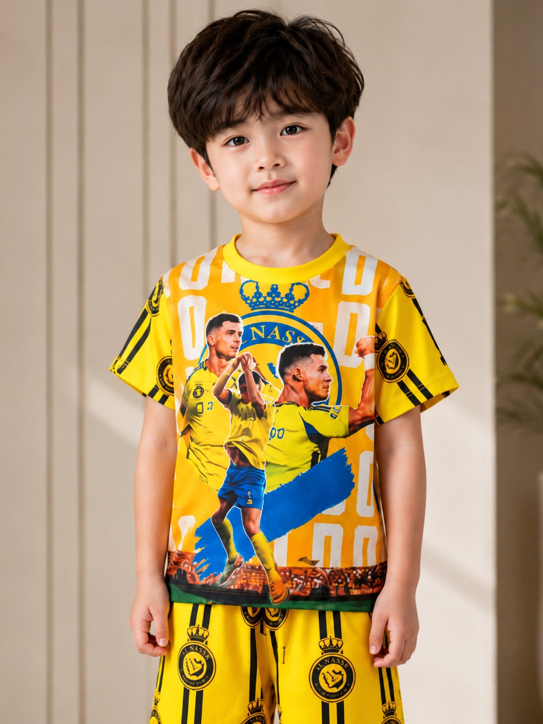Boys' Football Fan Graphic Casual Cord Set
