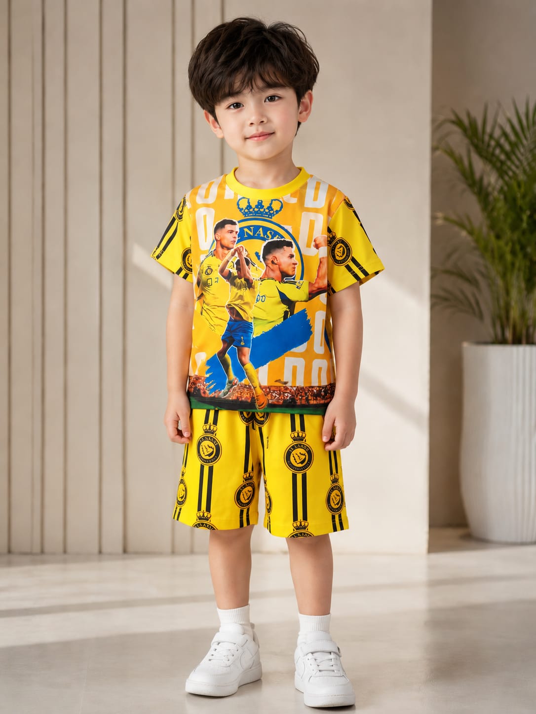 Boys' Football Fan Graphic Casual Cord Set