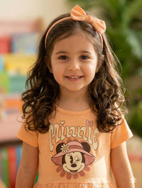 Minnie Mouse Graphic Tutu Dress – Peach