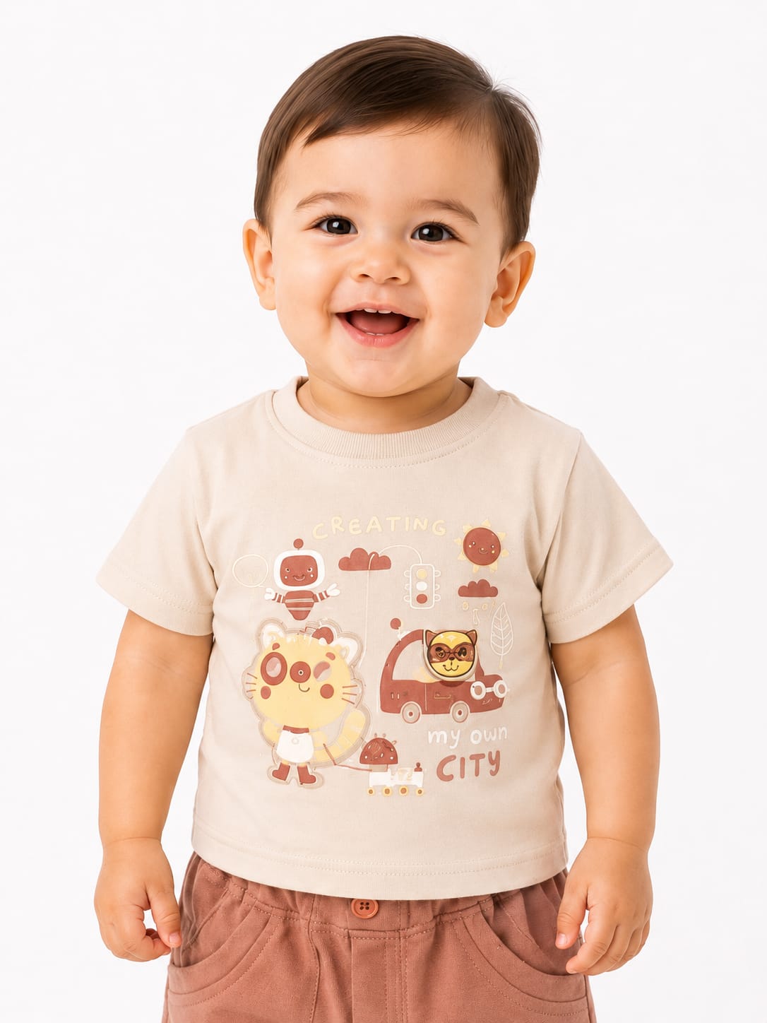 Toddler Boys' "Creating My Own City" T-Shirt and Shorts Set