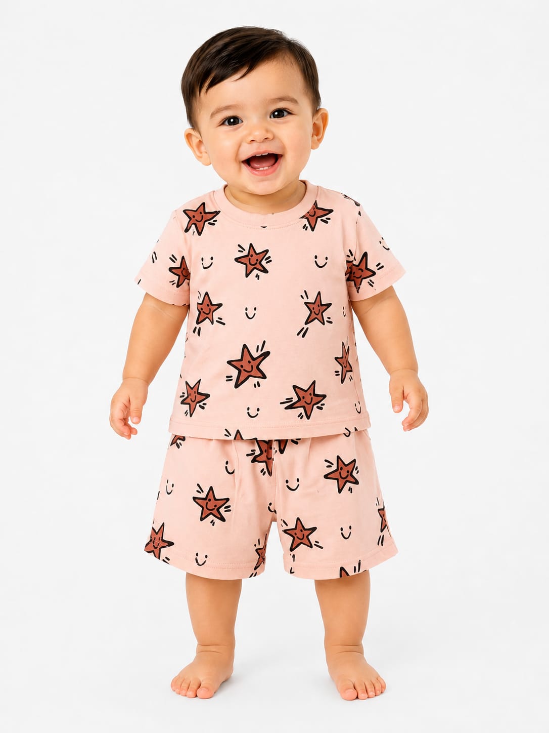 Starry Smiles Two-Piece Loungewear Set
