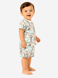 Jungle Sketch Two-Piece Loungewear Set