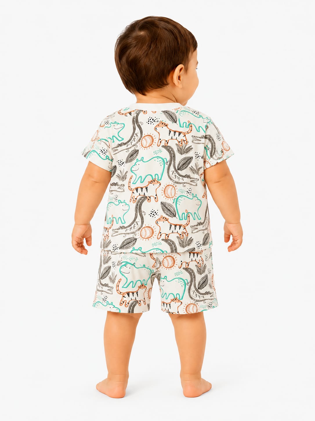 Jungle Sketch Two-Piece Loungewear Set
