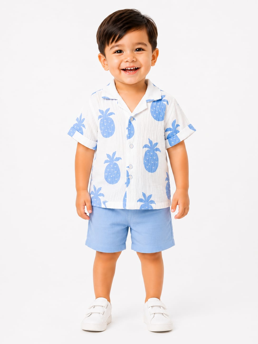 Toddler Tropical Pineapple Resort Shirt