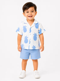Toddler Tropical Pineapple Resort Shirt
