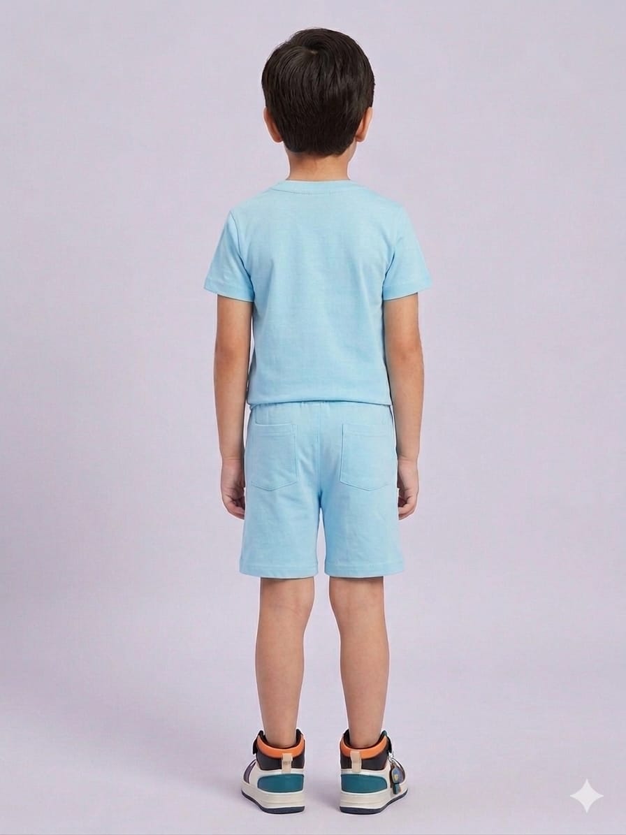 "Live Free" Skater Two-Piece Co-ord Shorts Set