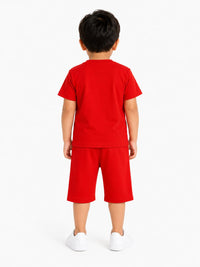 Boys' Naruto Anime Graphic T-Shirt & Shorts Set