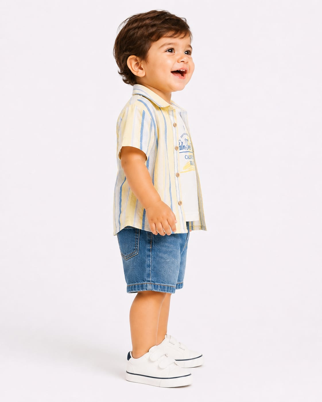 Toddler Striped Coastal Resort Shirt