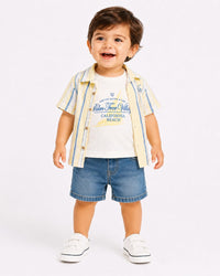 Toddler Striped Coastal Resort Shirt
