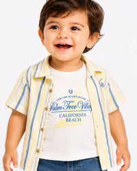 Toddler Striped Coastal Resort Shirt