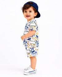 Toddler Boys' Illustrated Jungle Sketch Co-Ord Set