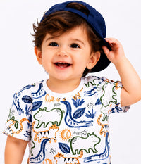 Toddler Boys' Illustrated Jungle Sketch Co-Ord Set