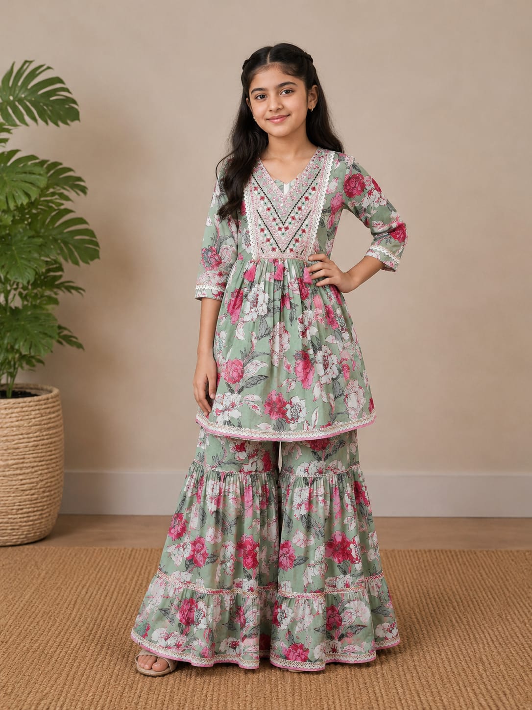 Girls Ethnic Set