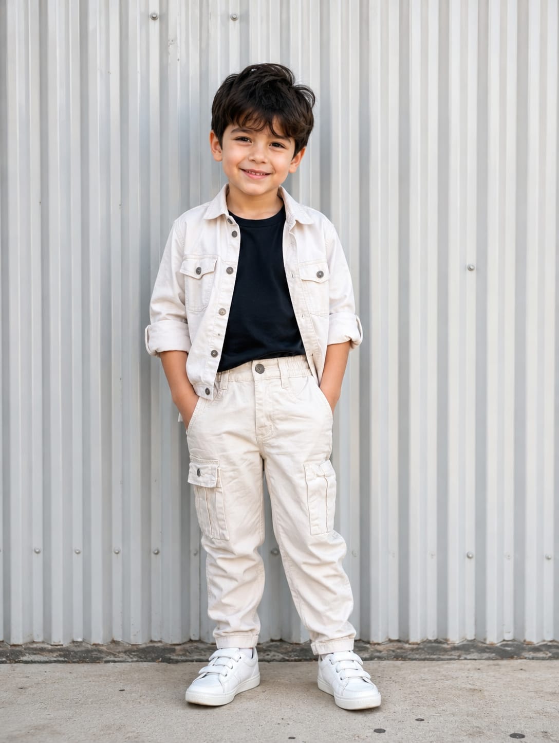 Kids' Off-White Utility Cargo Jeans / Denim Joggers