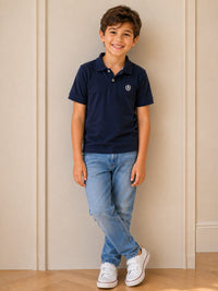 Title: Boys Premium Light Wash Regular Fit Denim Jeans