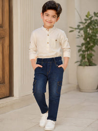 Deep Indigo Cargo Denims