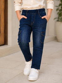 Deep Indigo Cargo Denims