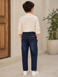 Deep Indigo Cargo Denims