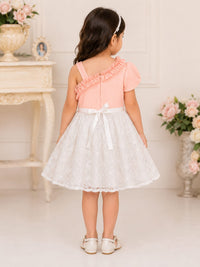 Elegant asymmetric Party Dress for Girls