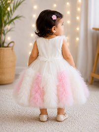 Princess Pink & White Tulle Party Frock