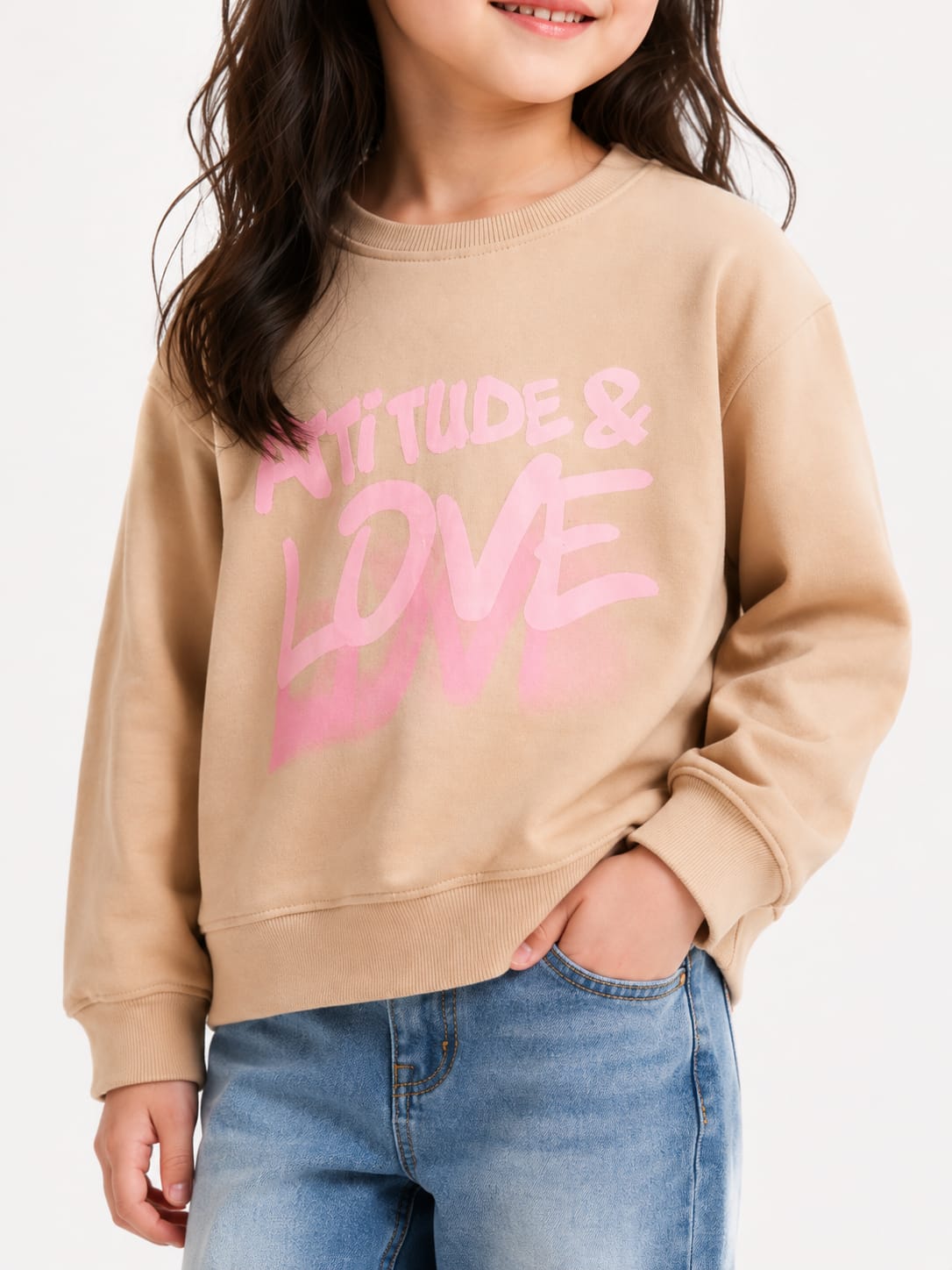Girls Cool & Cozy Graphic Sweatshirt