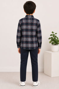 Boys' Scenic Landscape Printed Casual Shirt