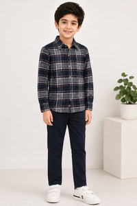Boys' Scenic Landscape Printed Casual Shirt