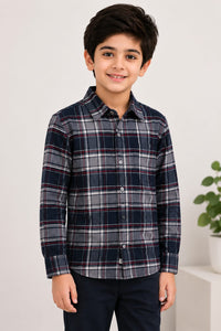 Boys' Scenic Landscape Printed Casual Shirt