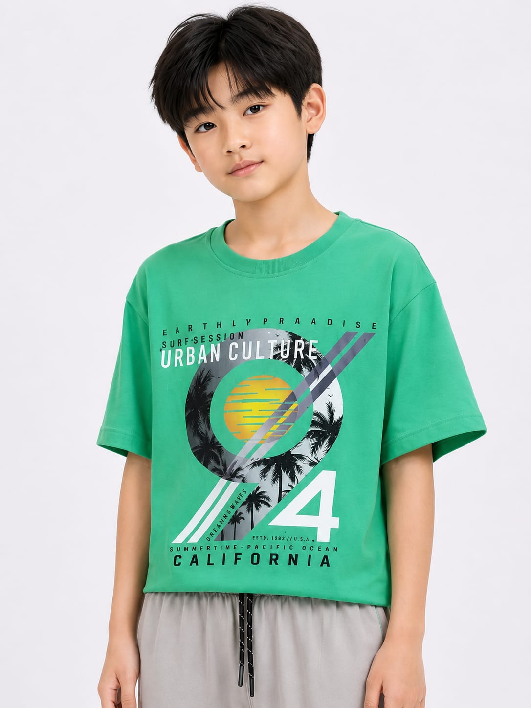 Boys' "California" Graphic T-Shirt and Joggers Coord Set