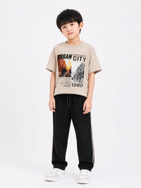 Boys' "Urban City" Graphic T-Shirt and Joggers Coord Set