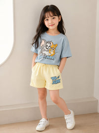 Kids Tom and Jerry T-Shirt & Shorts Co-ord Set