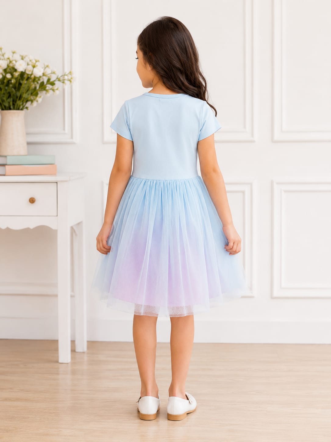 Magical Unicorn Ombré Tulle Dress