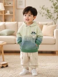 Ombre Gradient Kids Graphic Hoodie