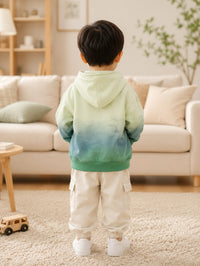 Ombre Gradient Kids Graphic Hoodie