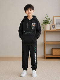 Boys' Urban Skateboard Graphic Tracksuit Set