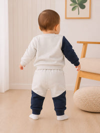 Playful "Peek-A-Boo" Bear Unisex Two-Piece Coordinates Set