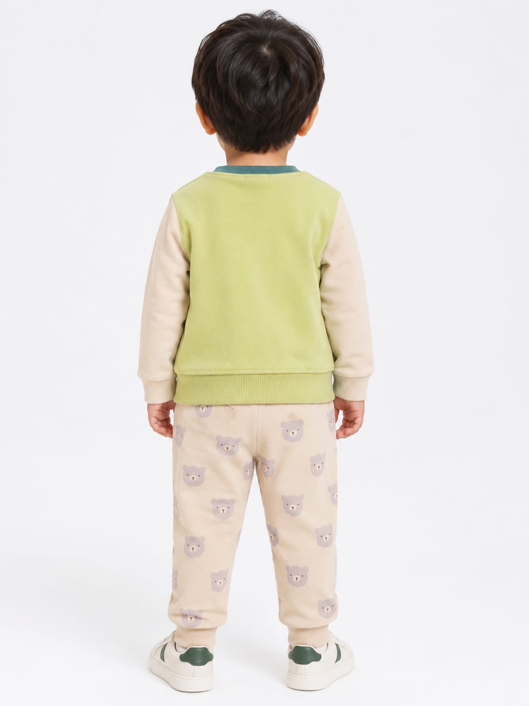 Charming Bear Theme Two-Piece Coordinates Set