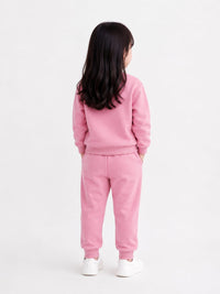 Playful Dinosaur Fleece Sweatshirt & Jogger Set