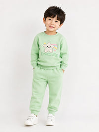 "Dream Big" Mint Fleece Sweatshirt &amp; Jogger Set