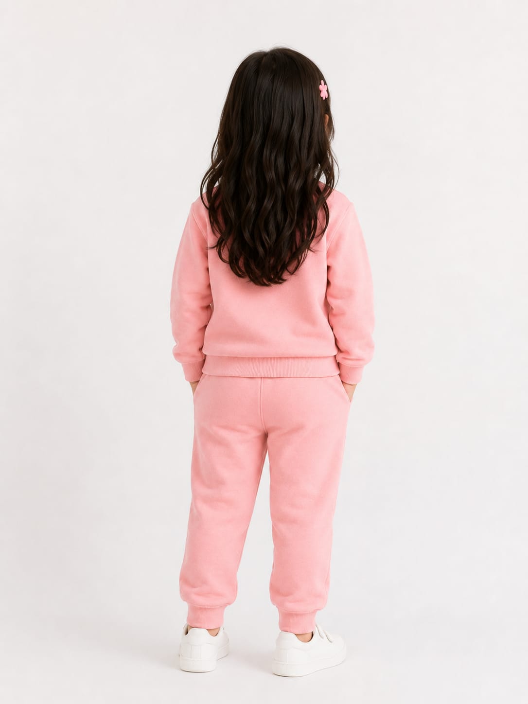 Girls' Pastel Pink "Dream Big" Shooting Star Lounge Set