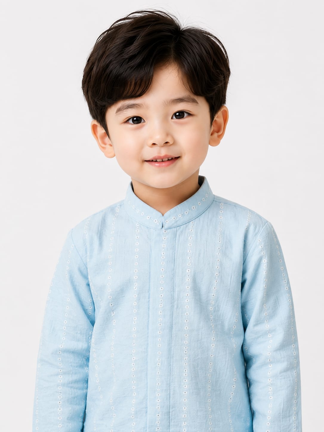 Azure Grace Chikankari Kurta Set