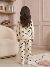 Girls' Two-Piece Character Print Sweatshirt & Joggers Set