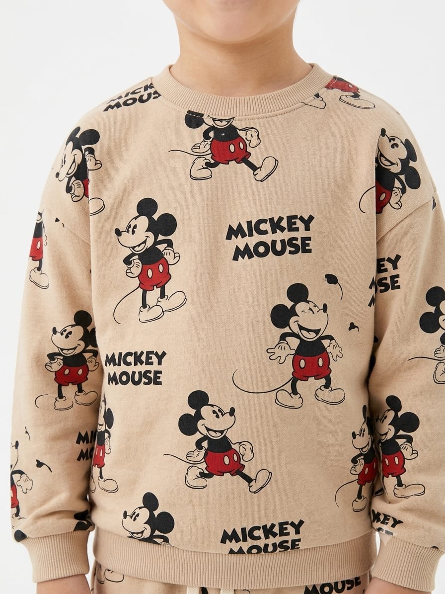 Boys' Two-Piece Mickey Mouse Graphic Sweatshirt & Joggers Set