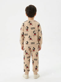 Boys' Two-Piece Mickey Mouse Graphic Sweatshirt & Joggers Set