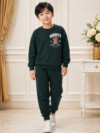 Boys' Two-Piece Varsity Graphic Sweatshirt & Joggers Set.