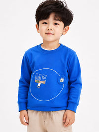 Boys' Graphic Sweatshirt and Cargo Pants Set.