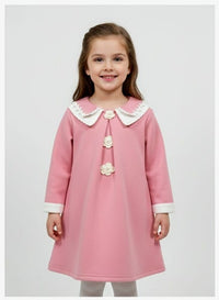 Pink A-Line Toddler Dress
